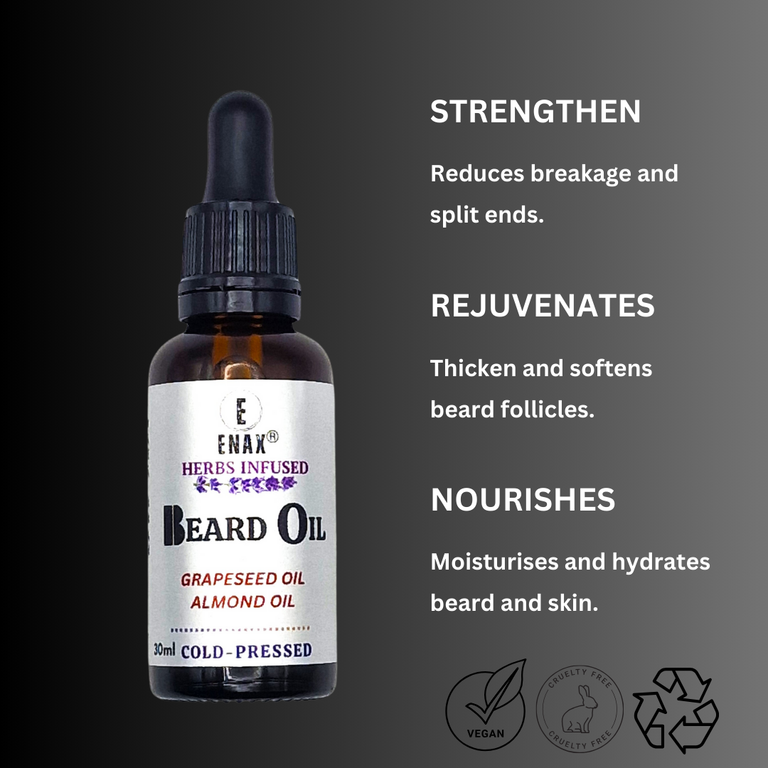 Beard Care Pack1: ENAX Beard Lotion & Beard Oil - ENAX