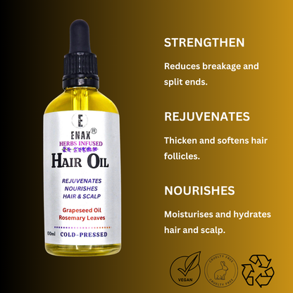 Hair Oil: ENAX Herbs Infused Hair Oil - ENAX
